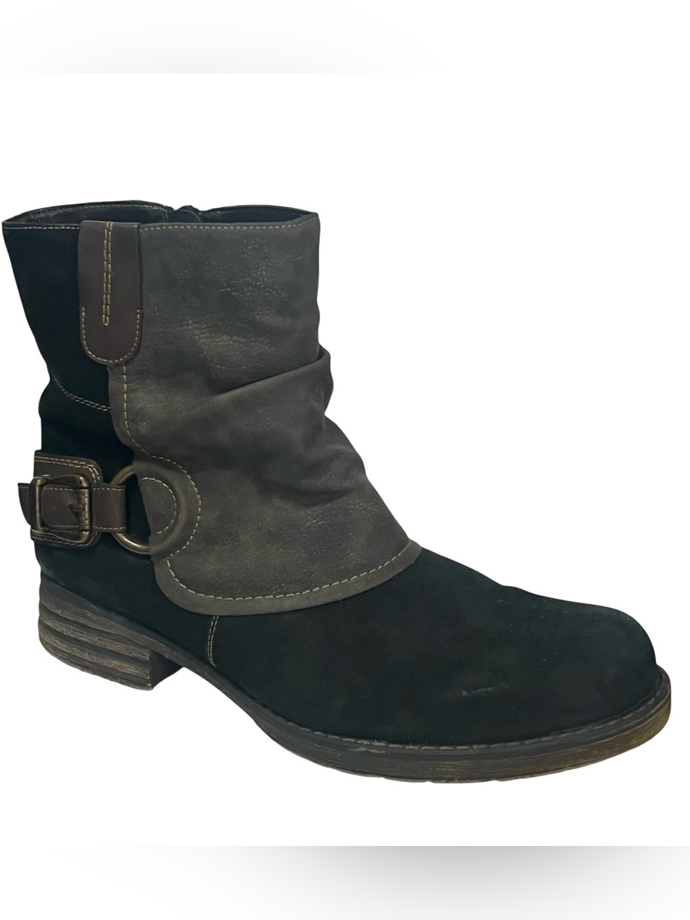 Remonte Ankle Faux Fur Lined Biker Boots 41 EU 8-8.5 US